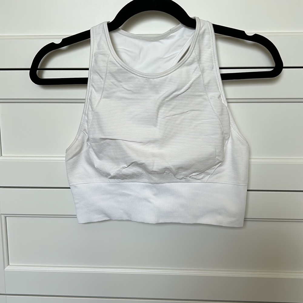 Lululemon Ebb to Train Sports Bra - size 8 - White/color changing in UV - Picture 5 of 7